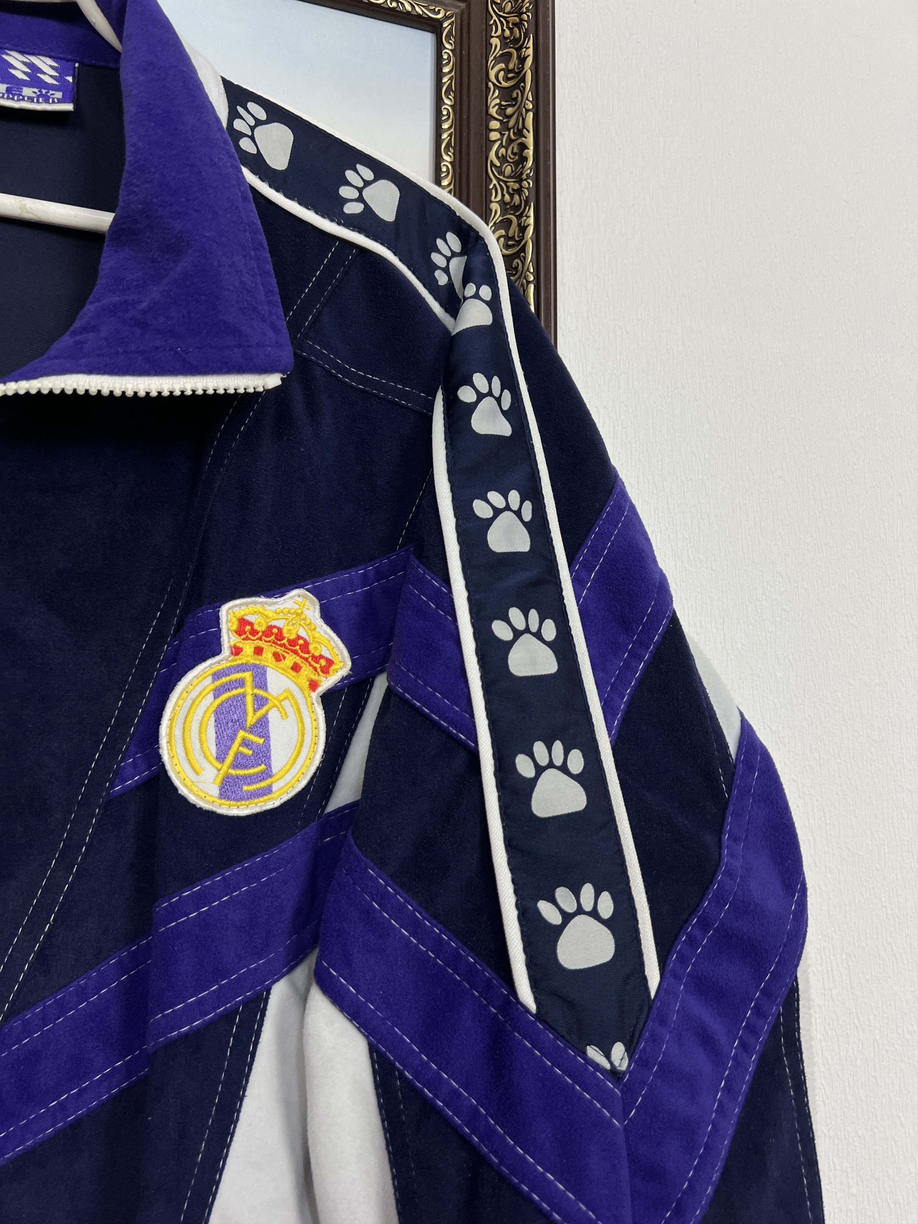 Vintage Kelme Real Madrid Football Jacket Soccer Track Top Rare Size US XXL / EU 58 / 5 - 5 Thumbnail