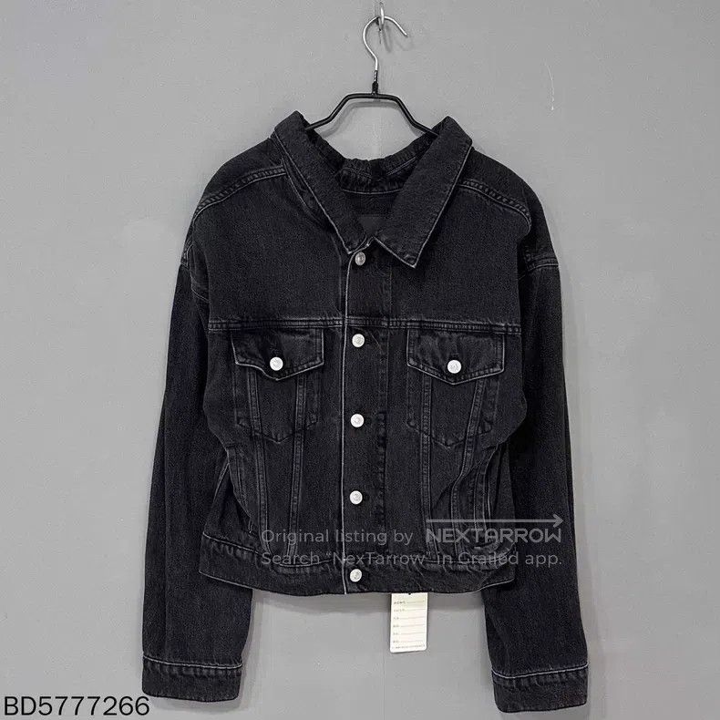 Balenciaga Balenciaga Black denim jacket Size XS / US 0-2 / IT 36-38 - 1 Thumbnail
