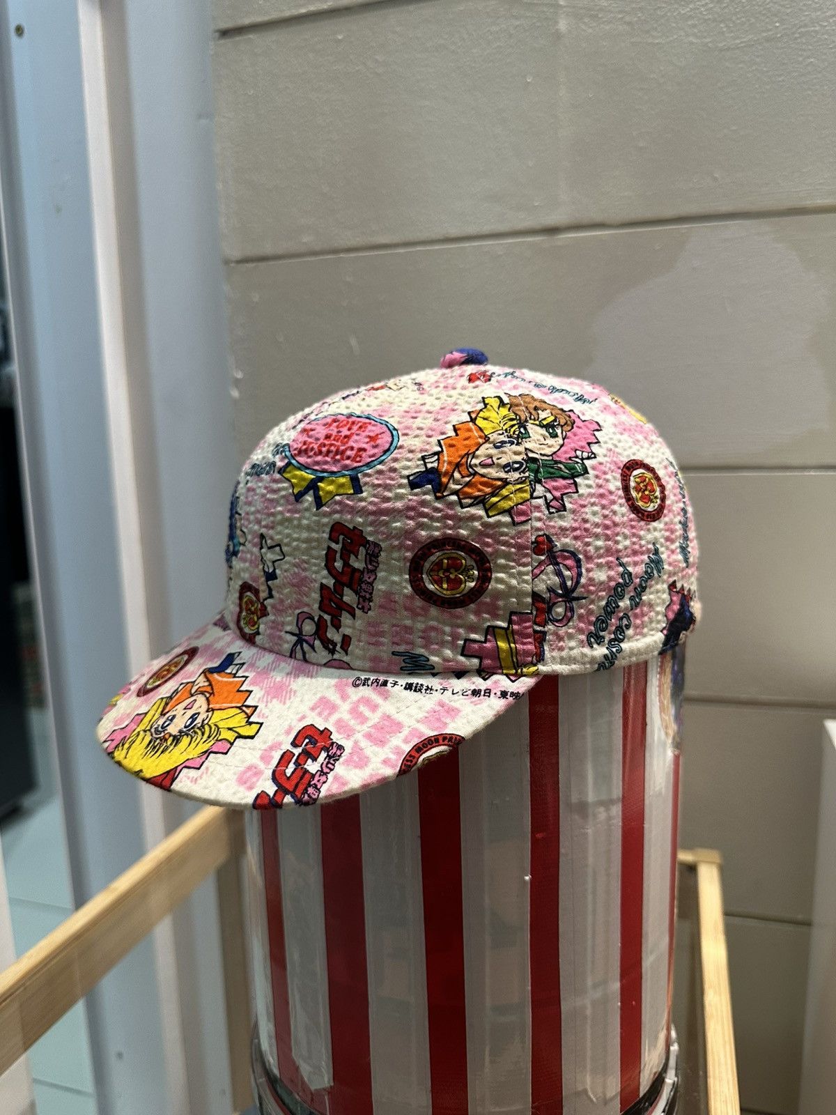 Anime Vintage 1980 Sailor Moon Short Brim Hats Made in Japan Size ONE SIZE - 2 Thumbnail