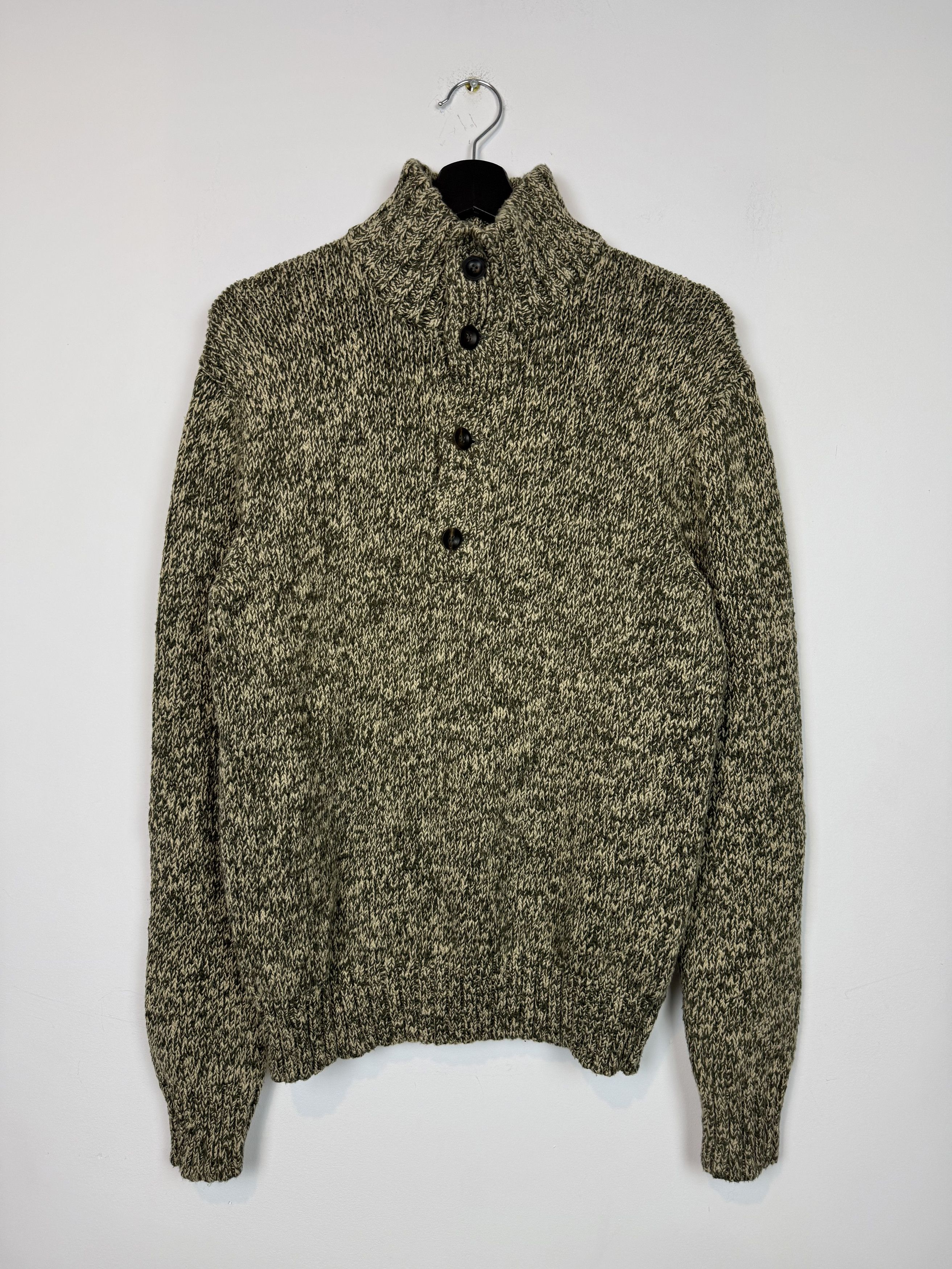 Polo Ralph Lauren Vintage 90s Polo by Ralph Lauren Chunky Hard Knit Sweater Size US M / EU 48-50 / 2 - 2 Thumbnail