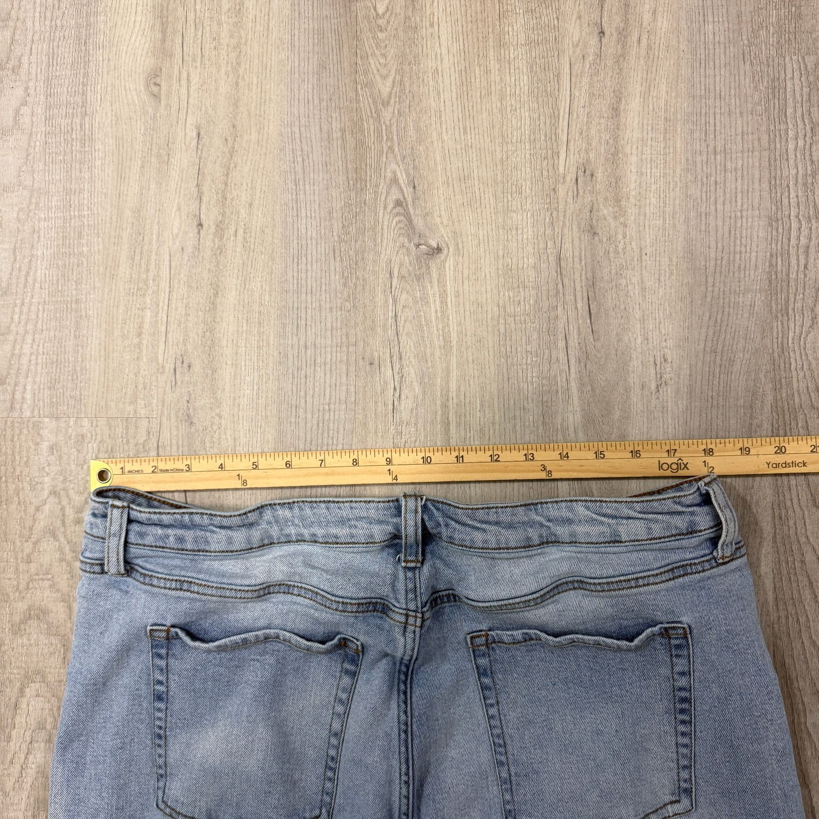 Vintage My Melody & Kuromi Wide Leg Jeans Women's 19 (Fits 36x29) Size 36" / US 14 / IT 50 - 8 Thumbnail