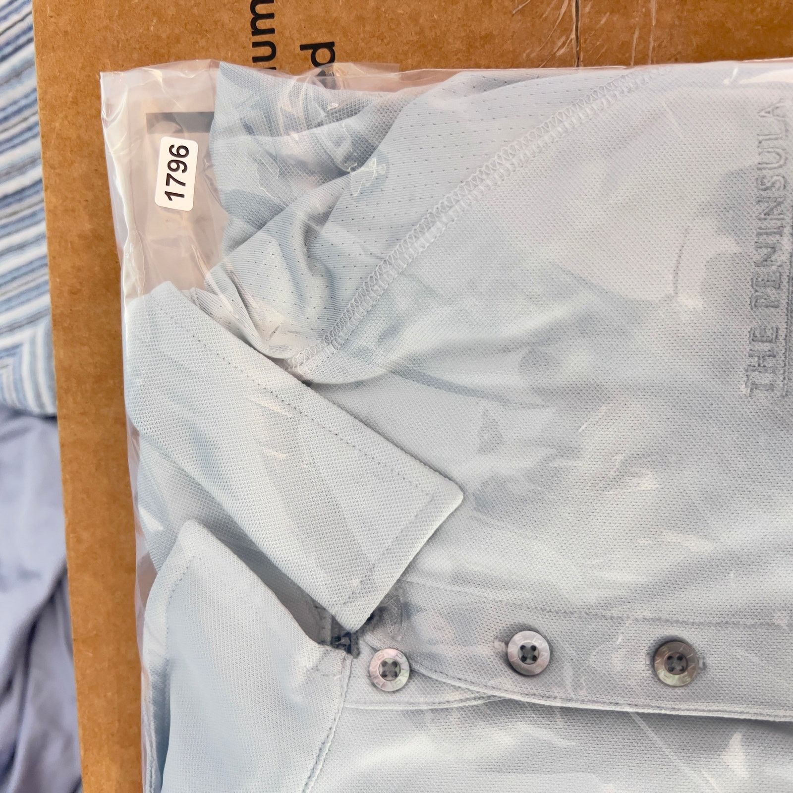 PING Ping Golf Polo Shirt Mens XL Lt Grey Peninsula Hotel Chicago Size US XL / EU 56 / 4 - 13 Thumbnail