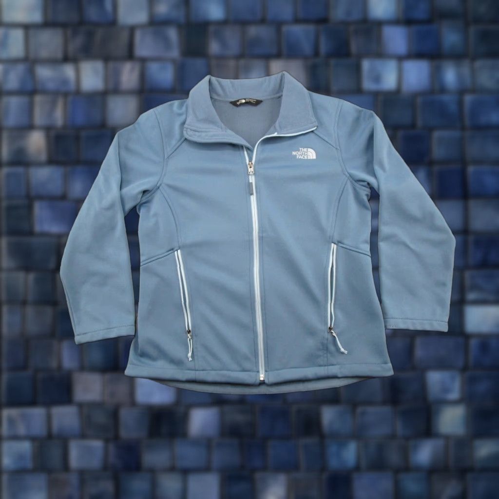 The North Face The North Face Windwall Blue Soft Shell Jacket Women’s Size M Full Zip Mock Neck Size M / US 6-8 / IT 42-44 - 1 Thumbnail