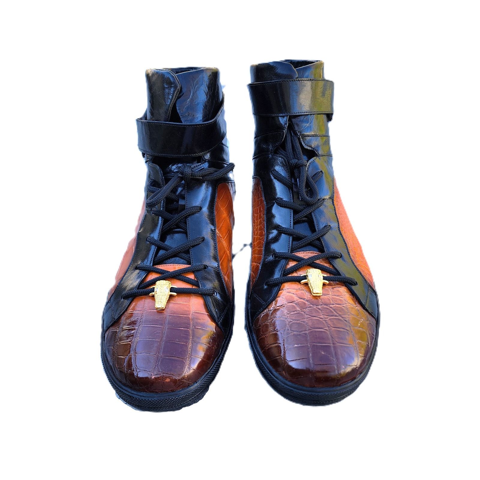 Belvedere Belvedere George Genuine Exotic Crocodile Leather Sneakers Size US 11 / EU 44 - 3 Thumbnail