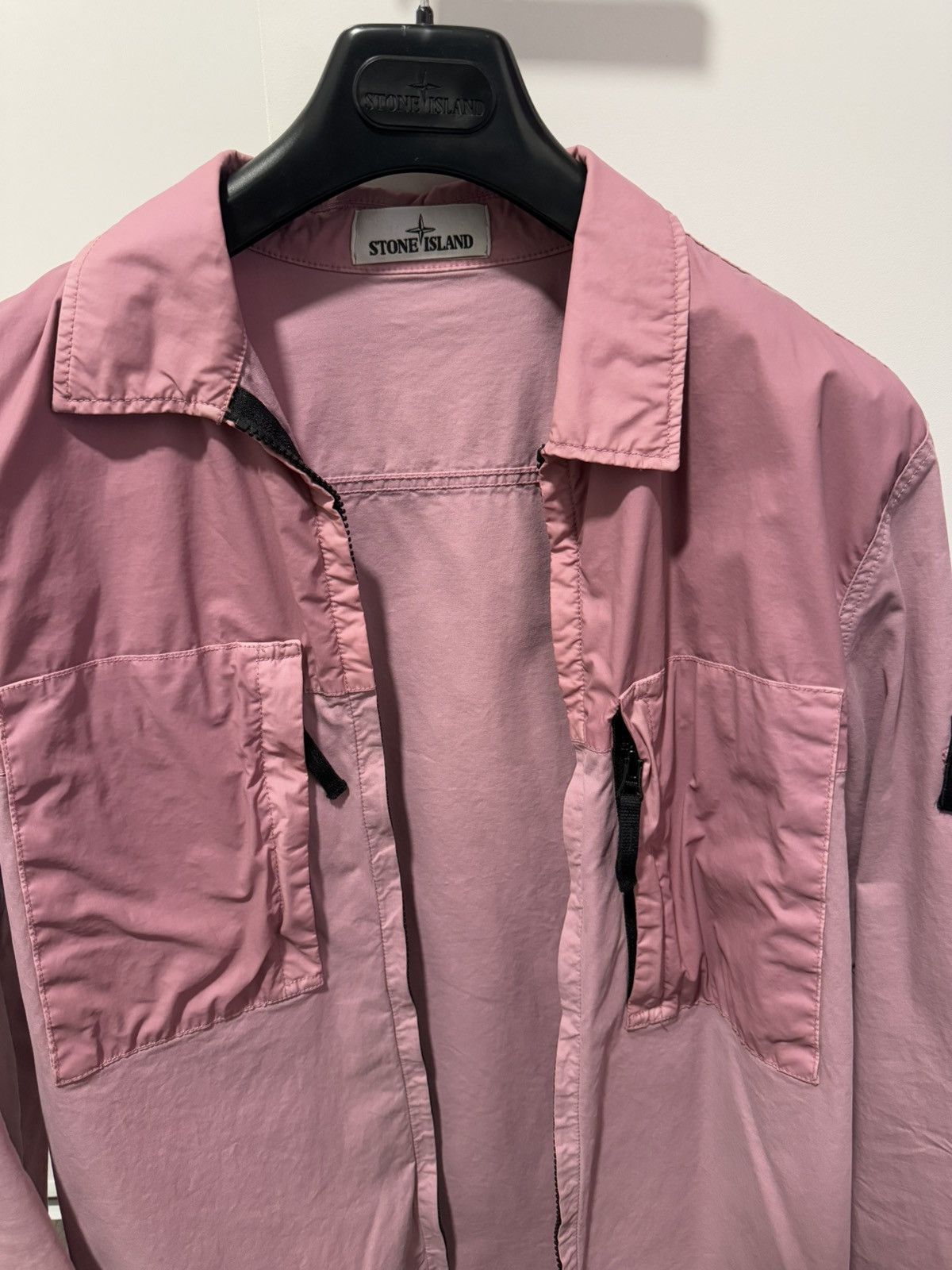 Stone Island Pink Stone Island Overshirt Size US M / EU 48-50 / 2 - 3 Thumbnail
