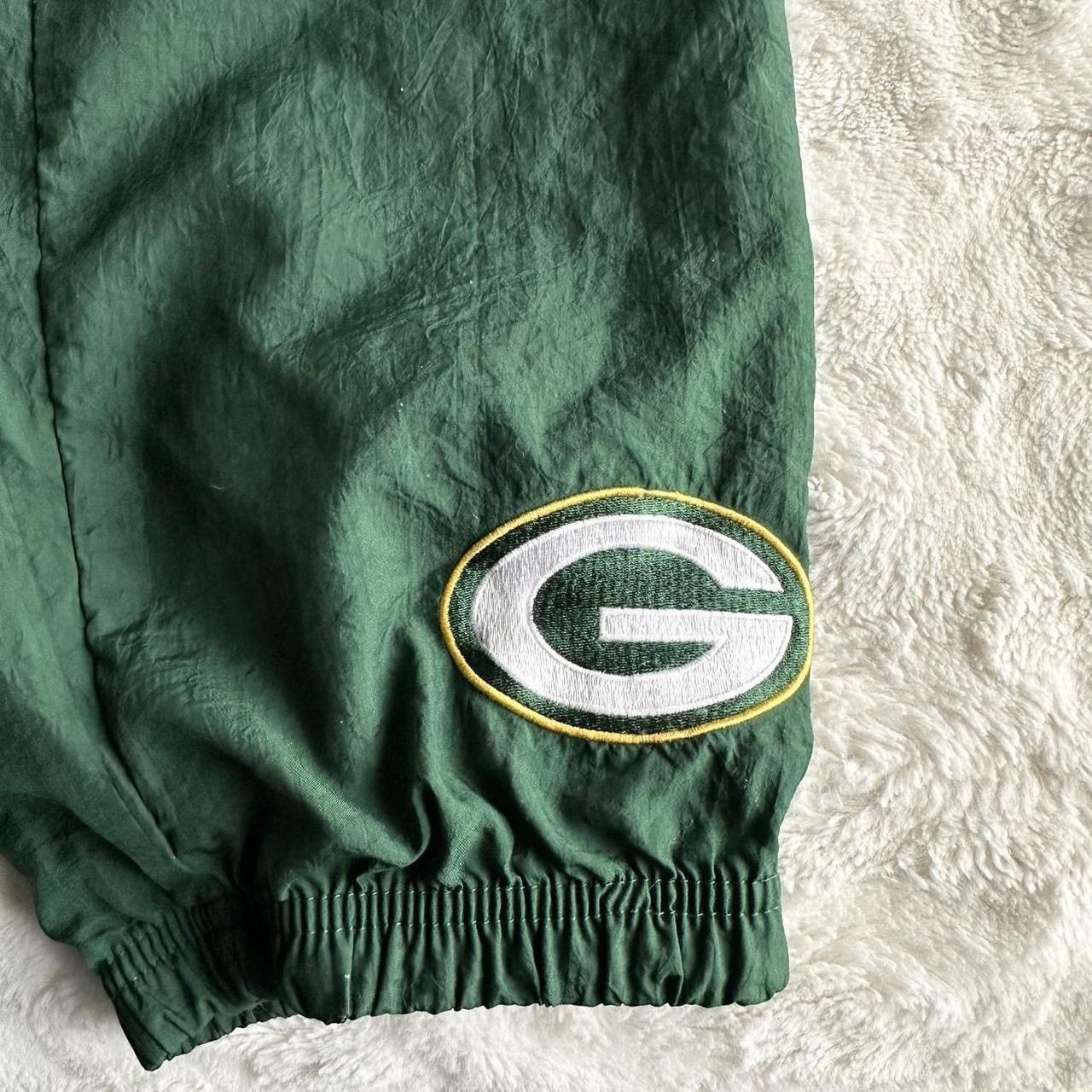 Reebok Vintage Green Bay Packers Pants Mens XL 30x31 Nylon 90s READ Size US 30 / EU 46 - 6 Thumbnail