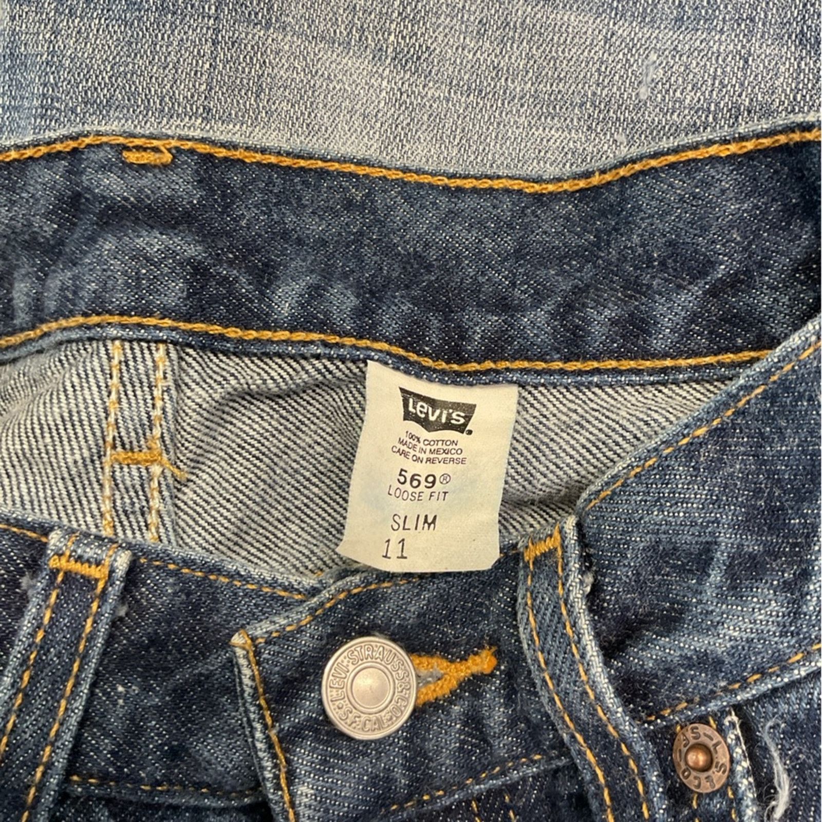 Levi's Vintage 90s Levi’s Women’s Loose Fit Slim Jeans Size 24" / US 00 / IT 34 - 3 Thumbnail