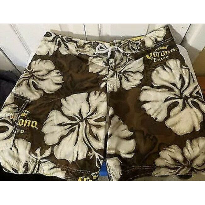 Other Corona Extra Bottle Label Men's Sz 34 Board Shorts pockets M Size US 34 / EU 50 - 4 Thumbnail