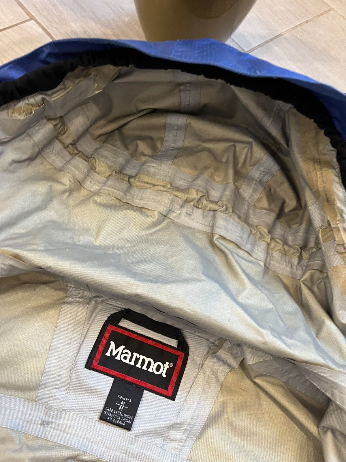 Marmot × Vintage Vintage Marmot GoreTex Jacket windbreaker Waterproof blue Size M / US 6-8 / IT 42-44 - 18 Thumbnail