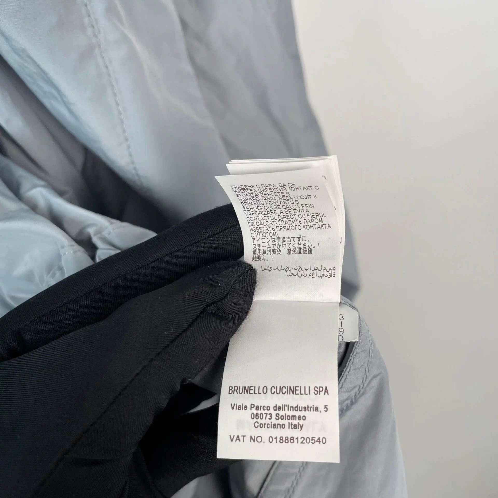 Brunello Cucinelli BC blue shell jacket Size US S / EU 44-46 / 1 - 8 Thumbnail