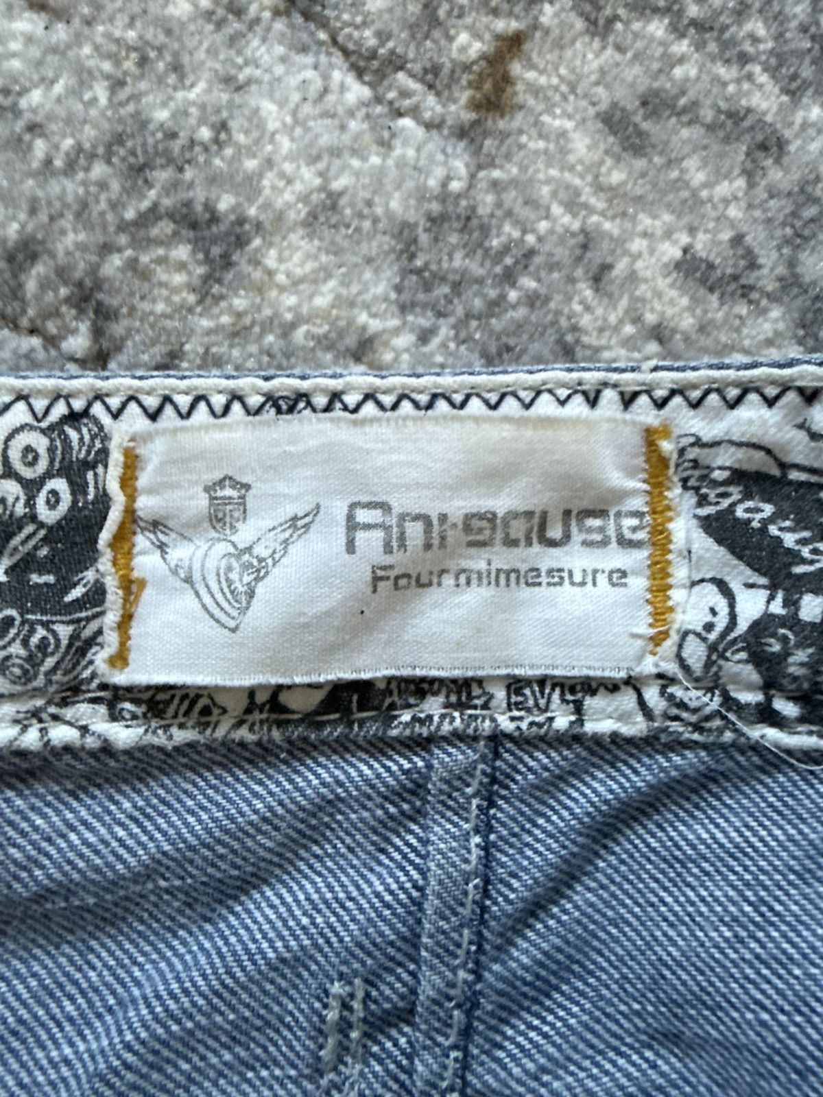 Beauty Beast 2000s Antgauge Japan Buckle Back Baker Denim Pants Size US 28 / EU 44 - 22 Thumbnail