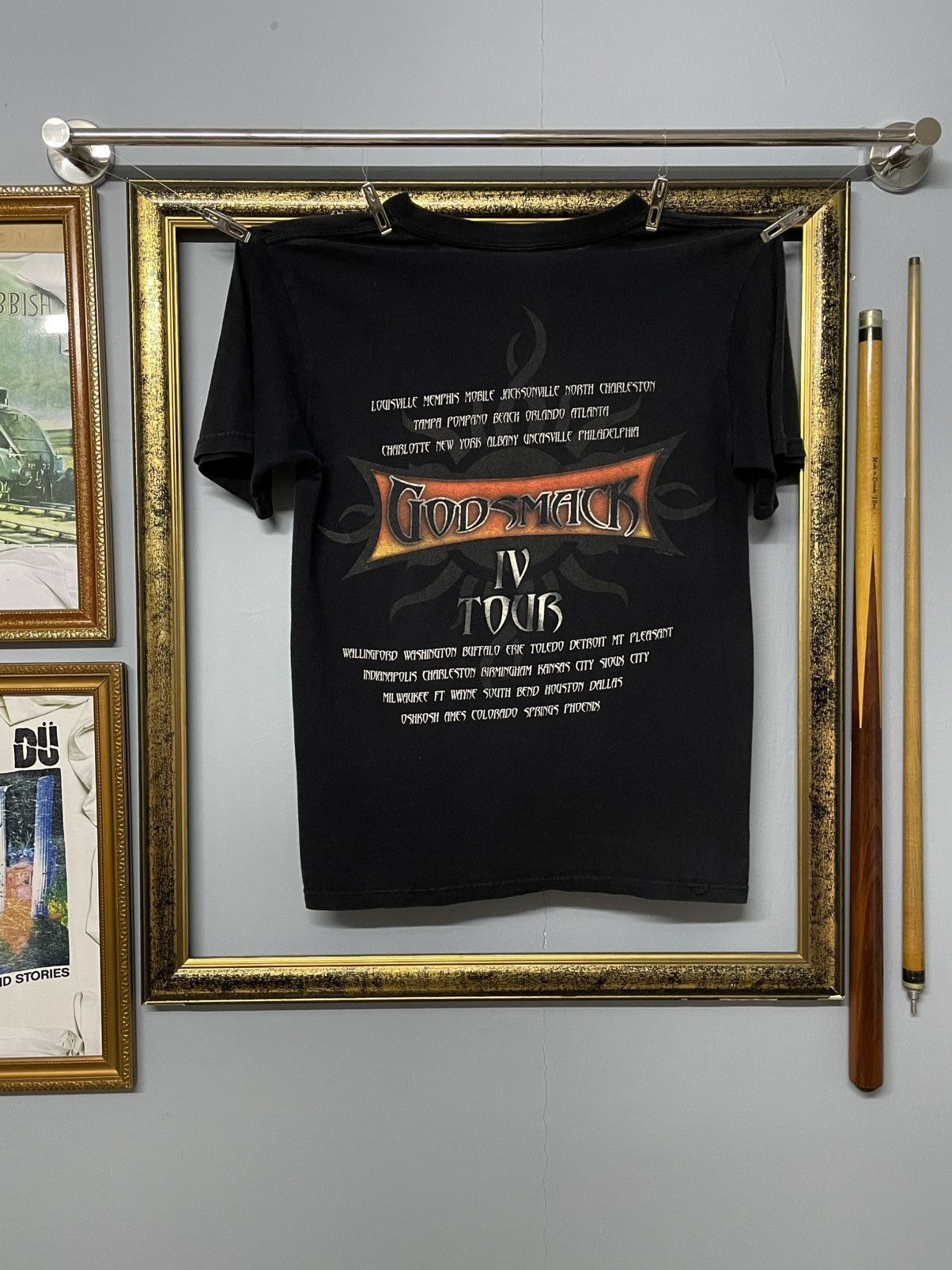 Band Tees Vintage Original Godsmack American Rock Band IV Tour Faded Size US S / EU 44-46 / 1 - 7 Thumbnail