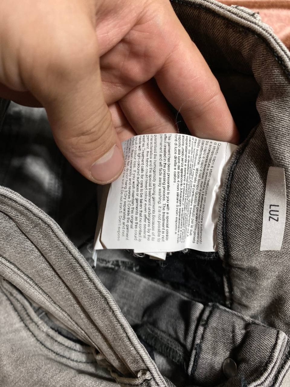 Other Vintage Skinny Denim Jeans 90s Hype Avant-garde Style Size US 26 / EU 42 - 2 Thumbnail