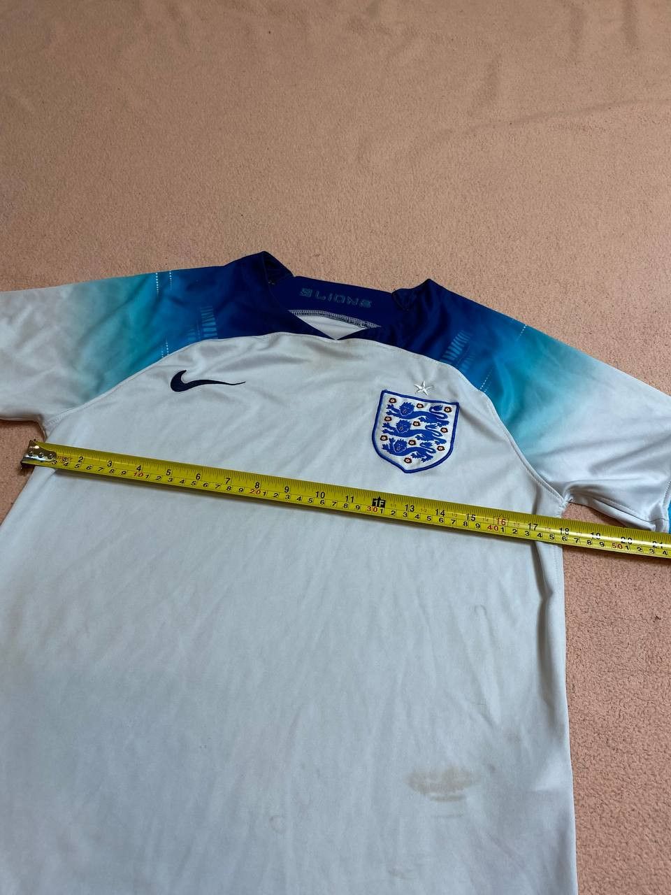 Nike × Vintage Nike Football England Jersey Y2k rap hiphop Size US S / EU 44-46 / 1 - 14 Thumbnail