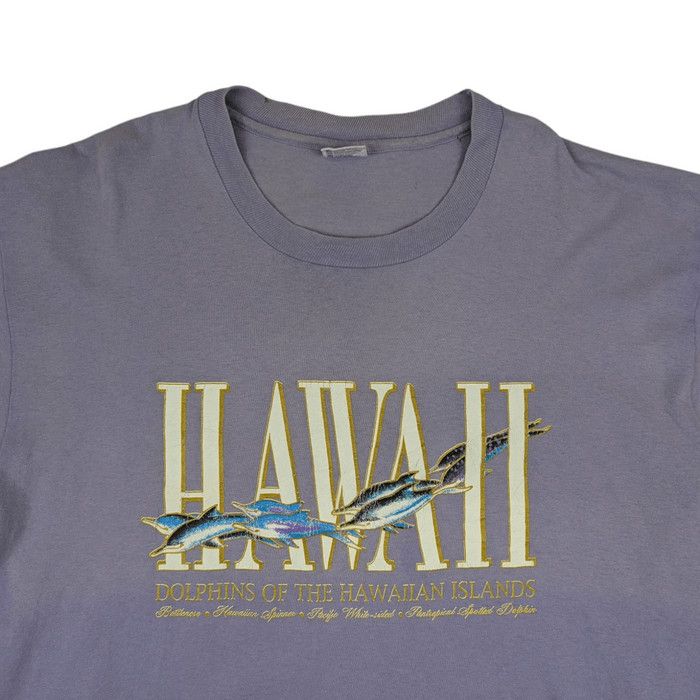 Anvil Vintage 90's HAWAII T-Shirt Single Stitches Tee Size US XL / EU 56 / 4 - 4 Thumbnail