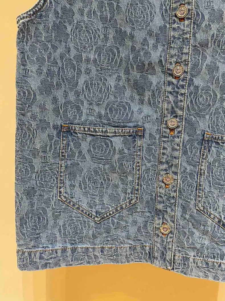Chanel Chanel 23 camelia cowboy vest Size XXS / US 00 / IT 34 - 3 Thumbnail