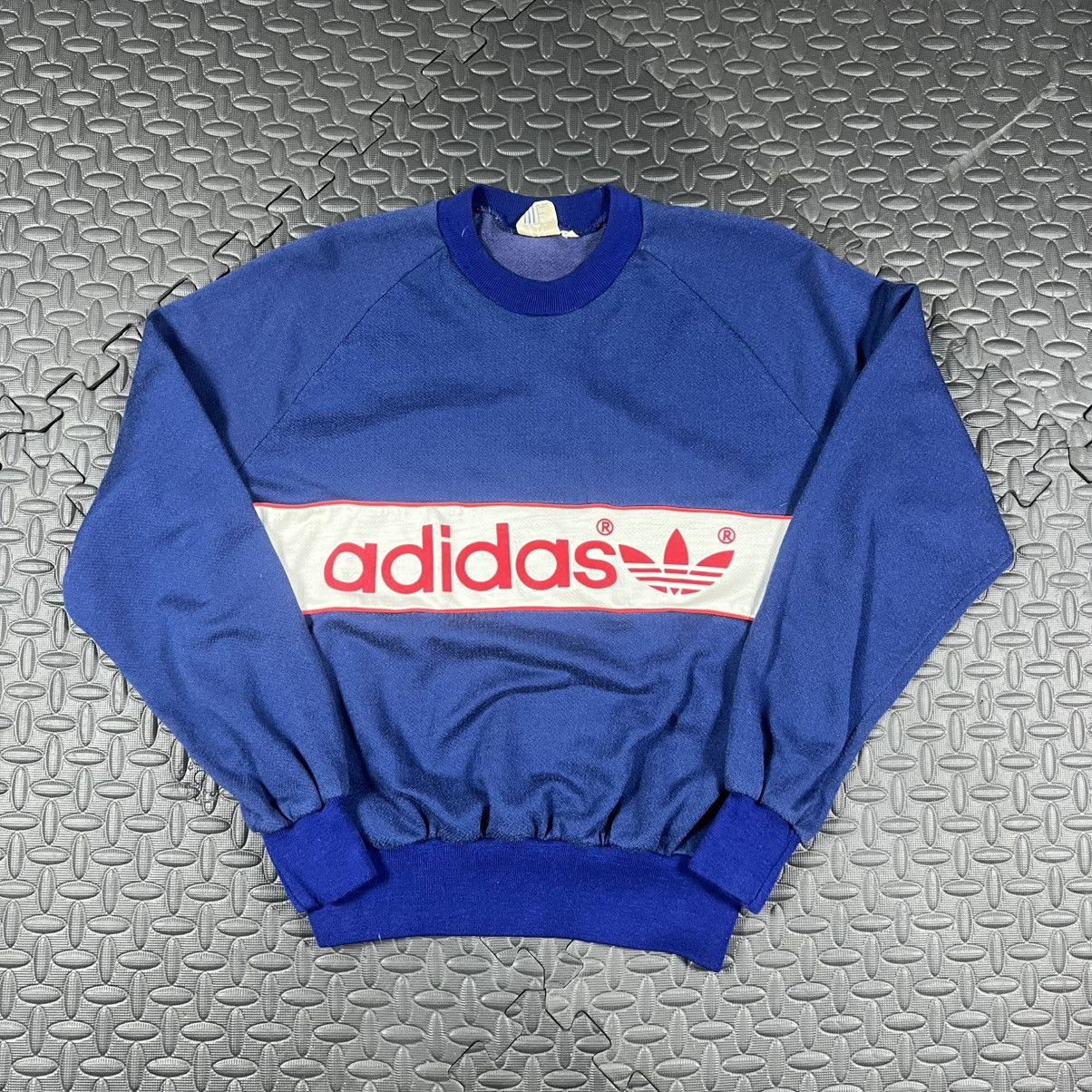Adidas × Vintage Vintage Adidas crewneck Size US M / EU 48-50 / 2 - 1 Thumbnail
