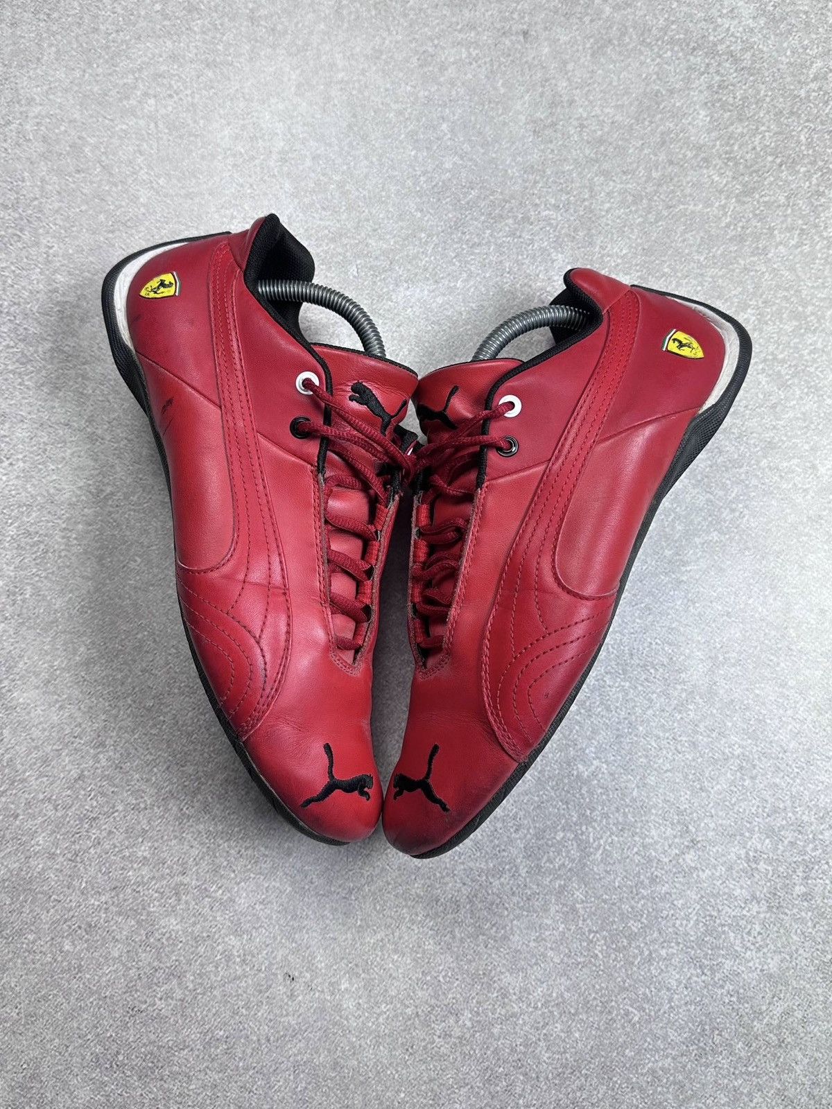 Japanese Brand Vintage Puma Speed Cat leather Shoes Size US 9 / IT 39 - 2 Thumbnail
