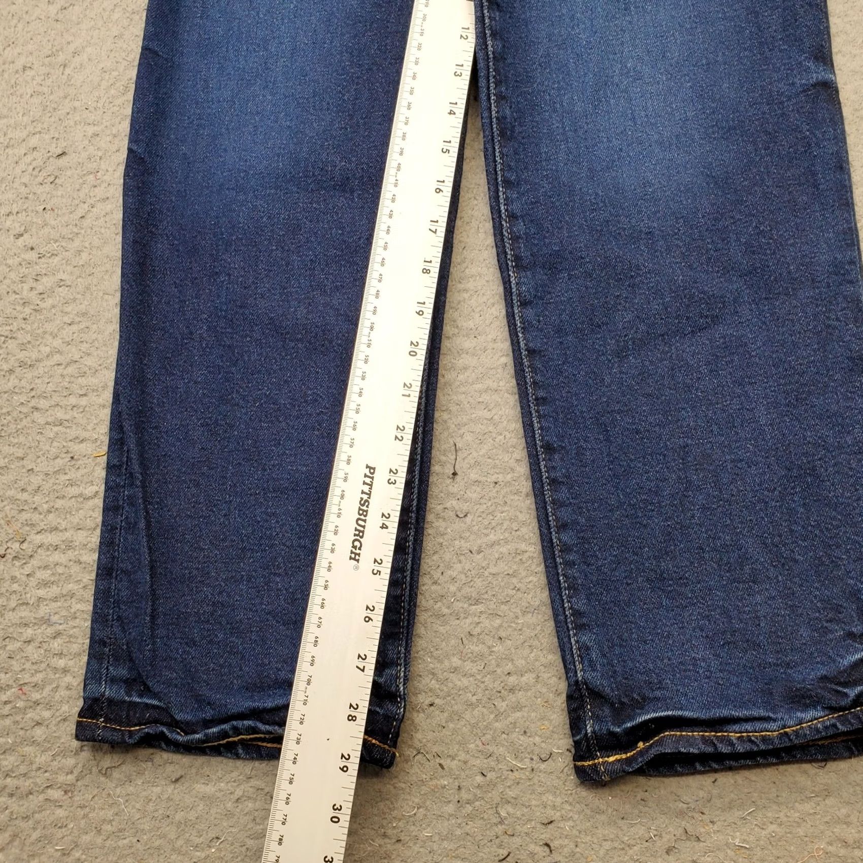 Old Navy Old Navy Jeans Women Size 0 Blue Denim O.G. Loose Fit High Rise Secret-Smooth Pockets Size 25" / US 0 / IT 36 - 4 Thumbnail
