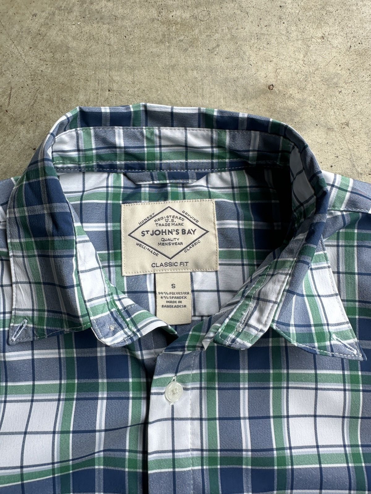 Other Vintage Cropped Boxy Plaid Button Up Long Sleeve Shirt Size US S / EU 44-46 / 1 - 2 Thumbnail