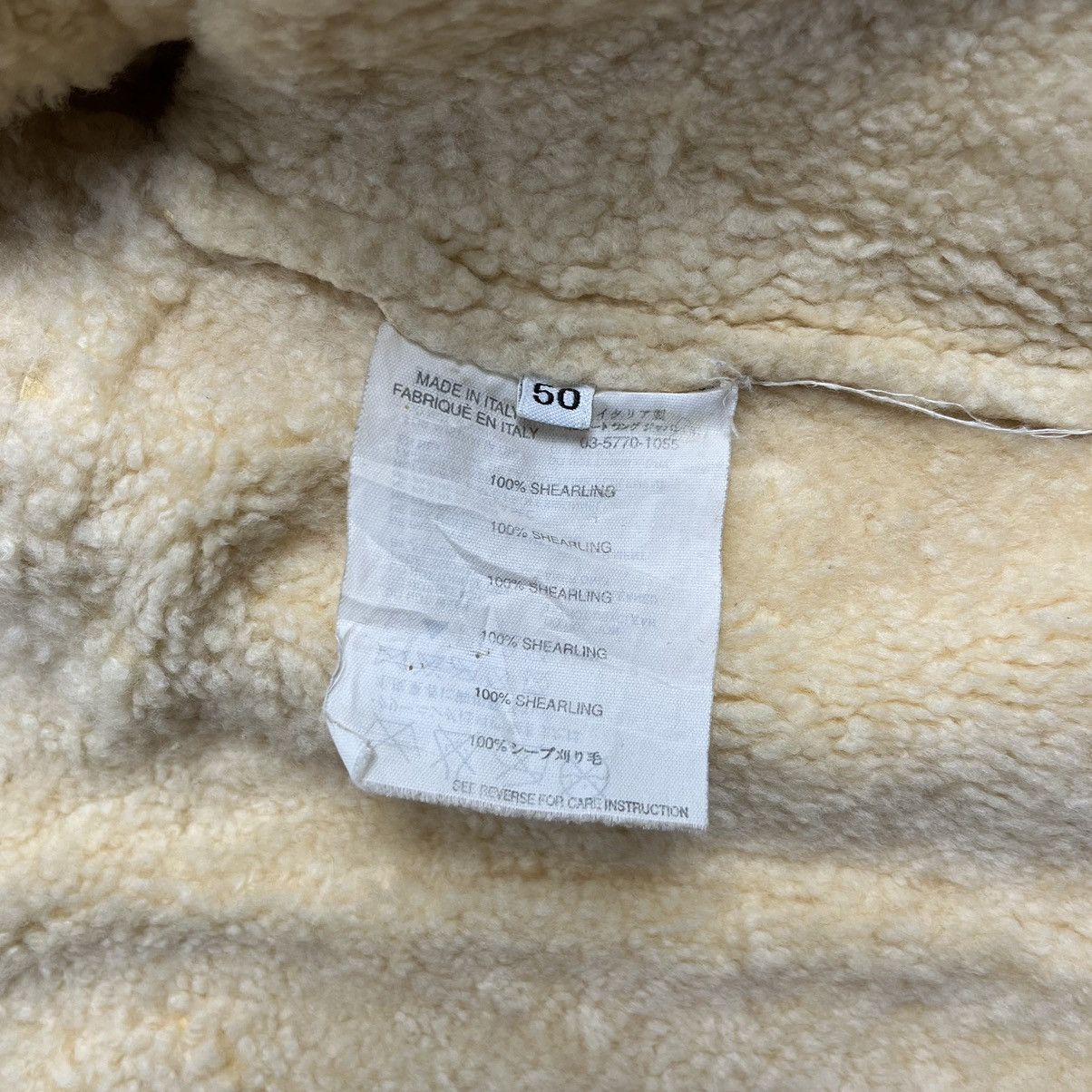 Helmut Lang × Vintage Archive 2000s Helmut Lang shearling leather jacket Size US M / EU 48-50 / 2 - 9 Thumbnail