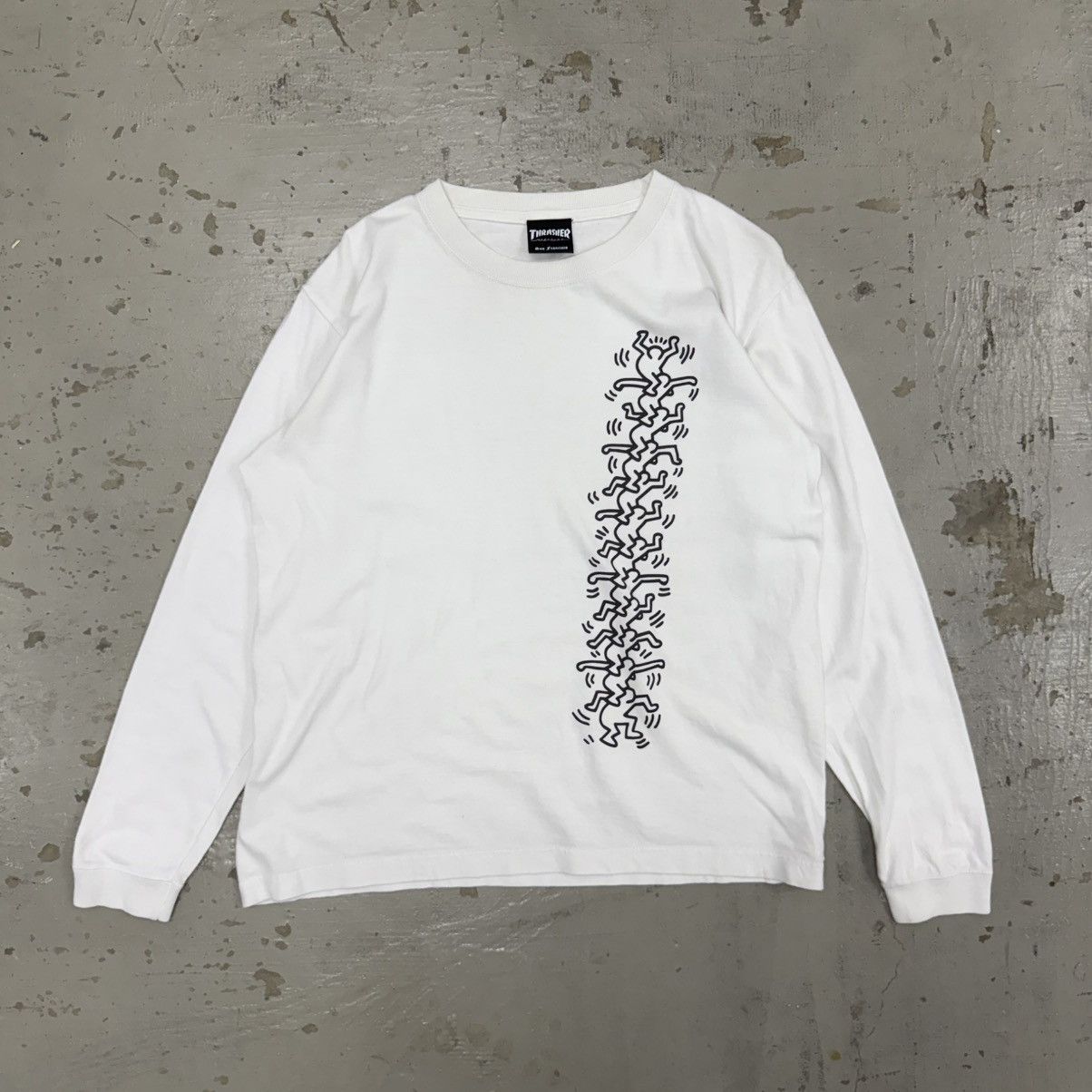 Keith Haring Keith Haring Thrasher Skateboard Tee Longsleeve Size US M / EU 48-50 / 2 - 1 Thumbnail