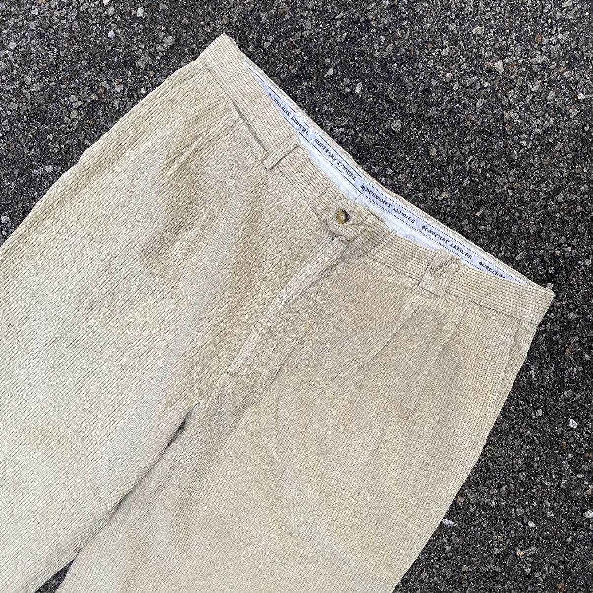 Burberry × Vintage VINTAGE BURBERRY CORDUROY PANTS Size US 37 - 3 Thumbnail