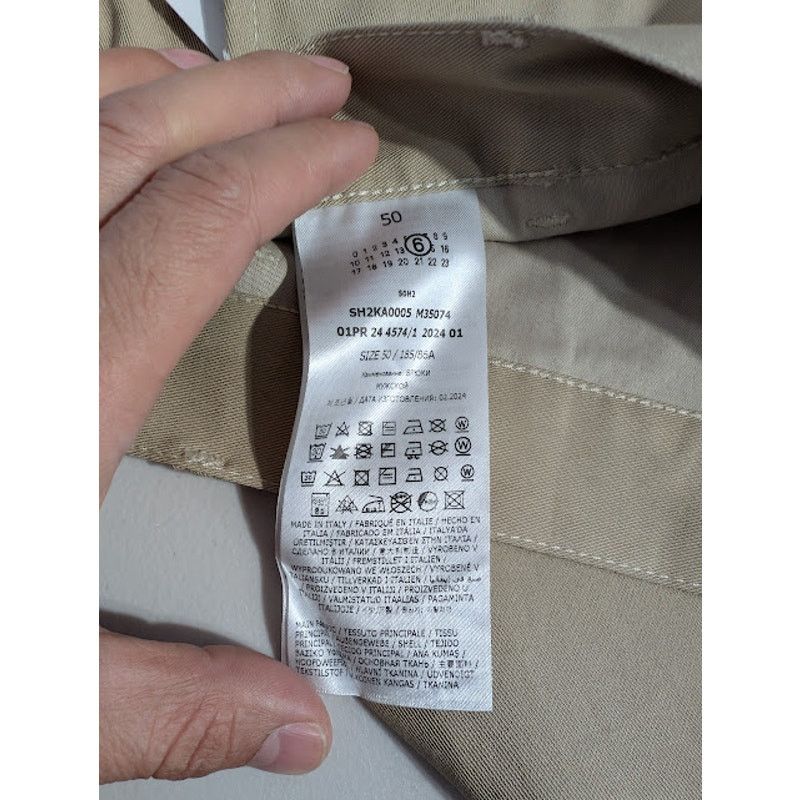 Maison Margiela o1rshd1 Pants in Beige Size US 34 / EU 50 - 19 Thumbnail
