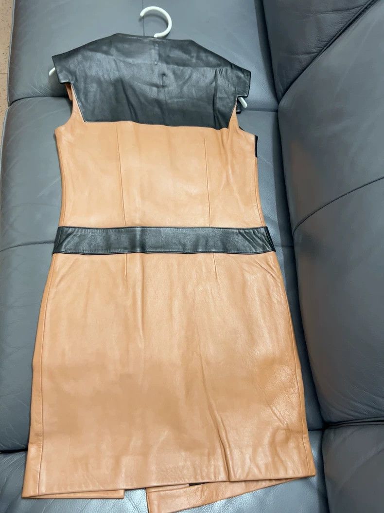 Helmut Lang HELMUT LANG The little leather skirt, with its classic pat Size S / US 4 / IT 40 - 5 Thumbnail