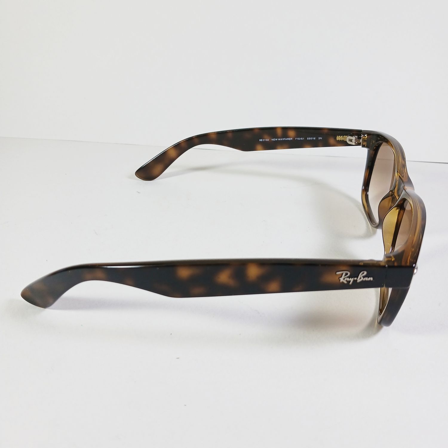 RayBan Ray Ban RB2132 Tortoise Brown New Wayfarer Sunglasses w/Case Size ONE SIZE - 5 Thumbnail