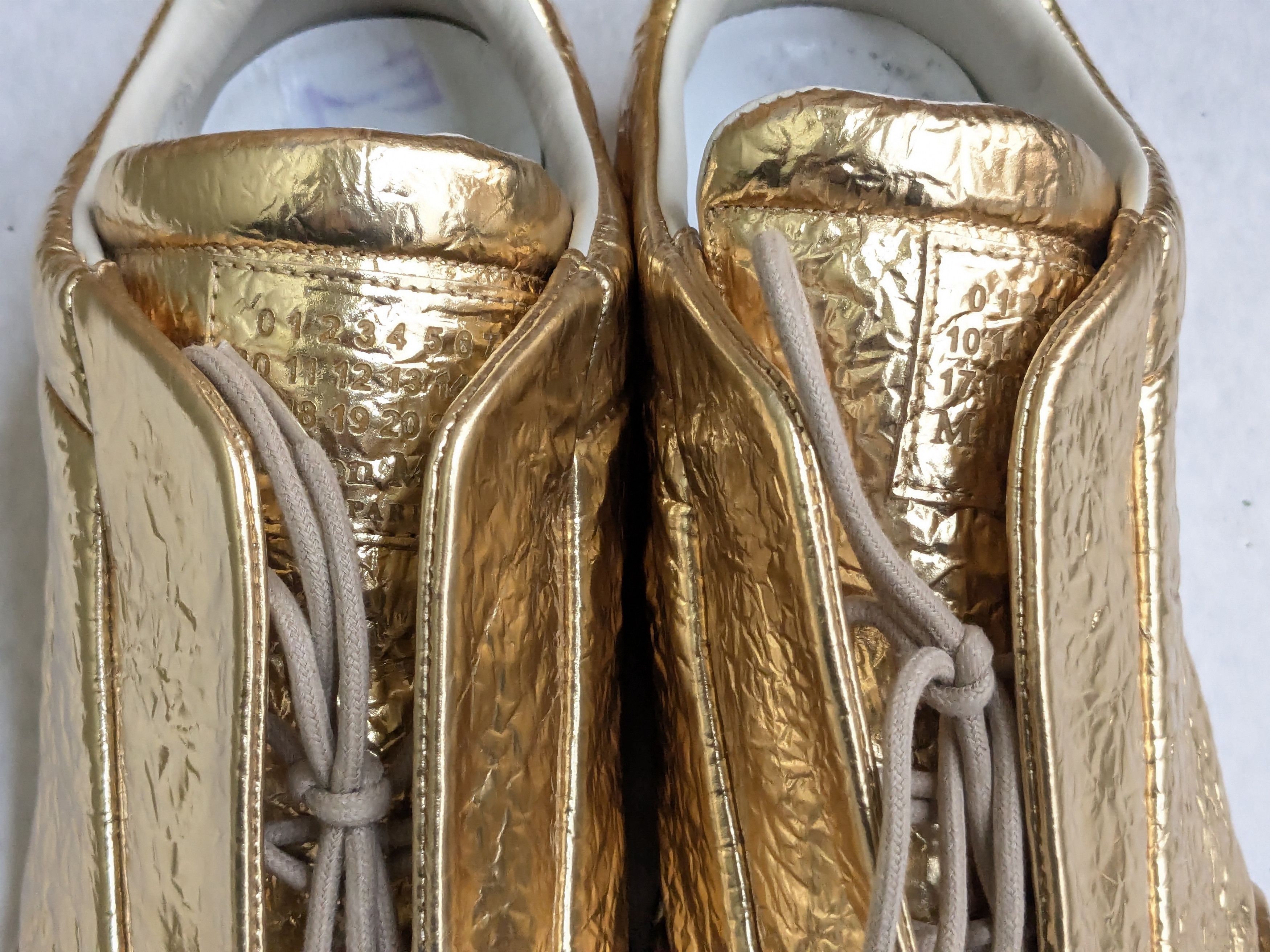 Maison Margiela Maison Margiela Future Gold 9 42 Leather Low Tops Size US 9 / EU 42 - 7 Thumbnail