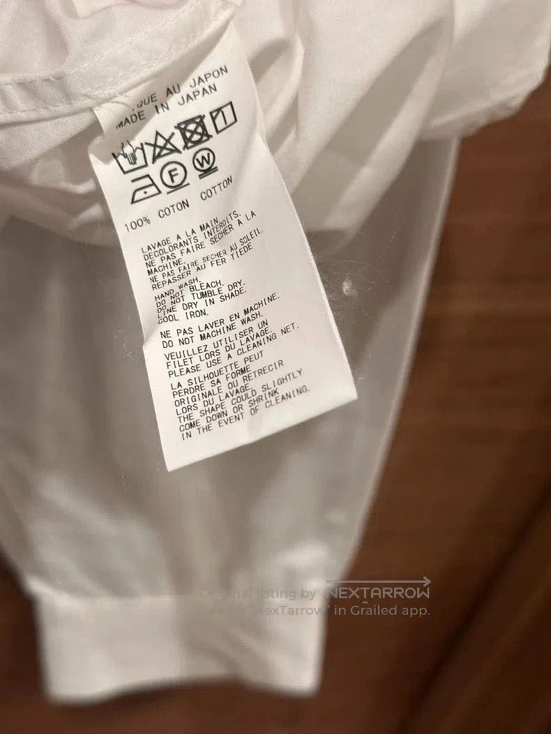Yohji Yamamoto Yohji Yamamoto Double Collar Shirt. Size US M / EU 48-50 / 2 - 4 Thumbnail
