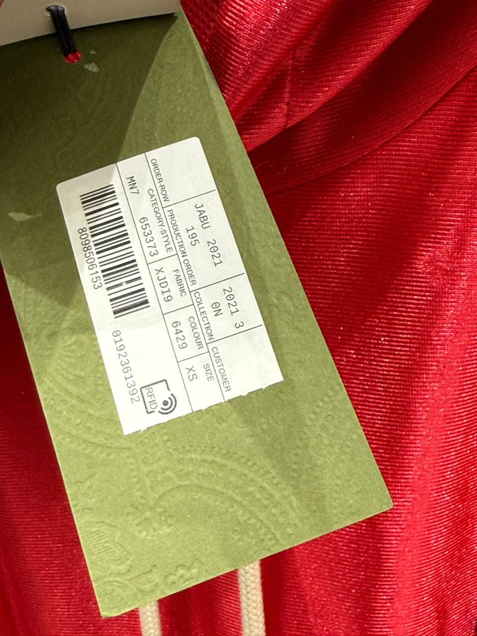 Gucci CC28 Web-stripe Shiny Jersey Hoodie in Red Size US XS / EU 42 / 0 - 5 Thumbnail