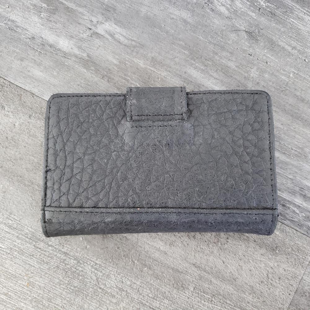 Designer Black Leather Detailed KCR Wallet Size ONE SIZE - 2 Thumbnail