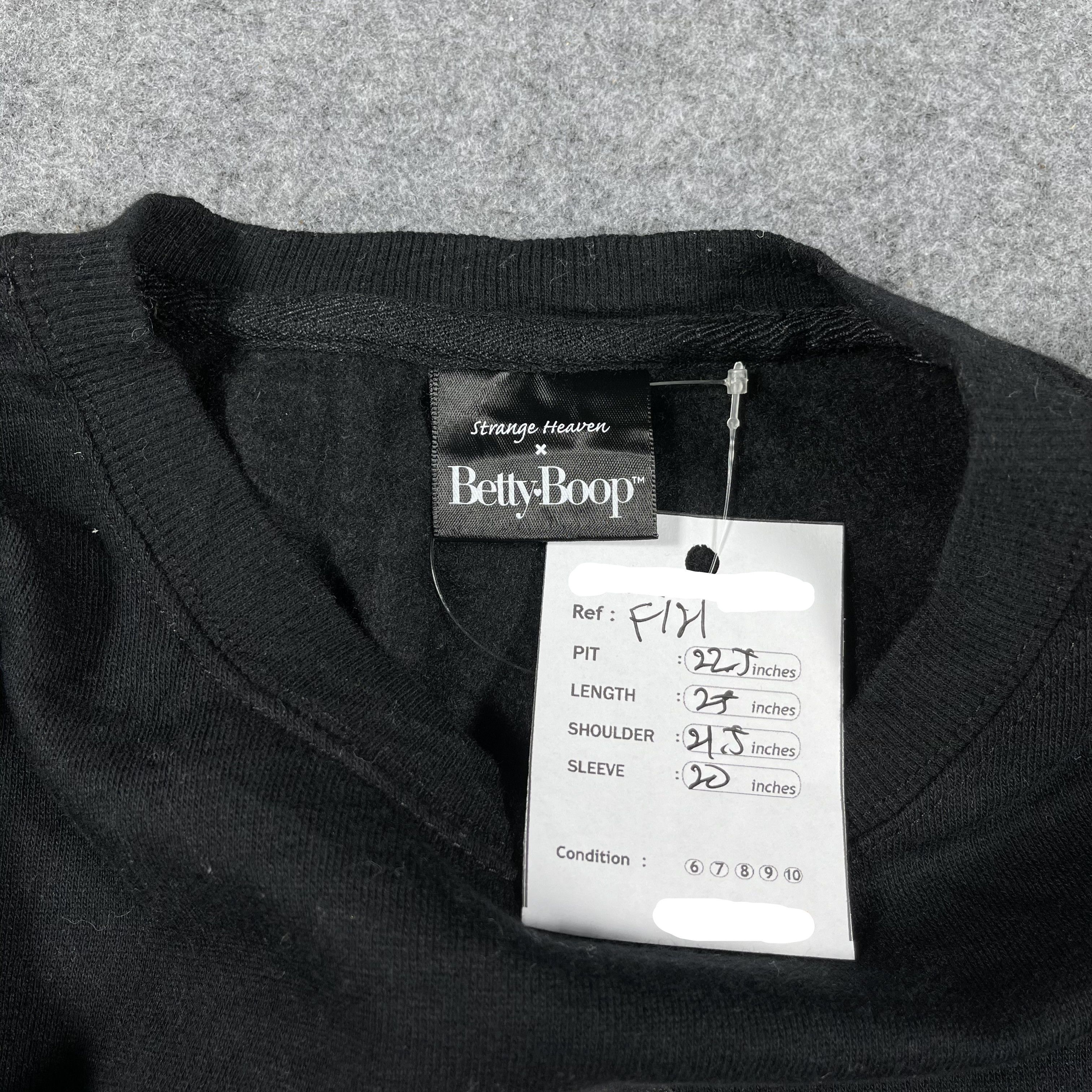 Japanese Brand Betty Boop x Strange Heaven Sweatshirt F121 Size US M / EU 48-50 / 2 - 5 Thumbnail