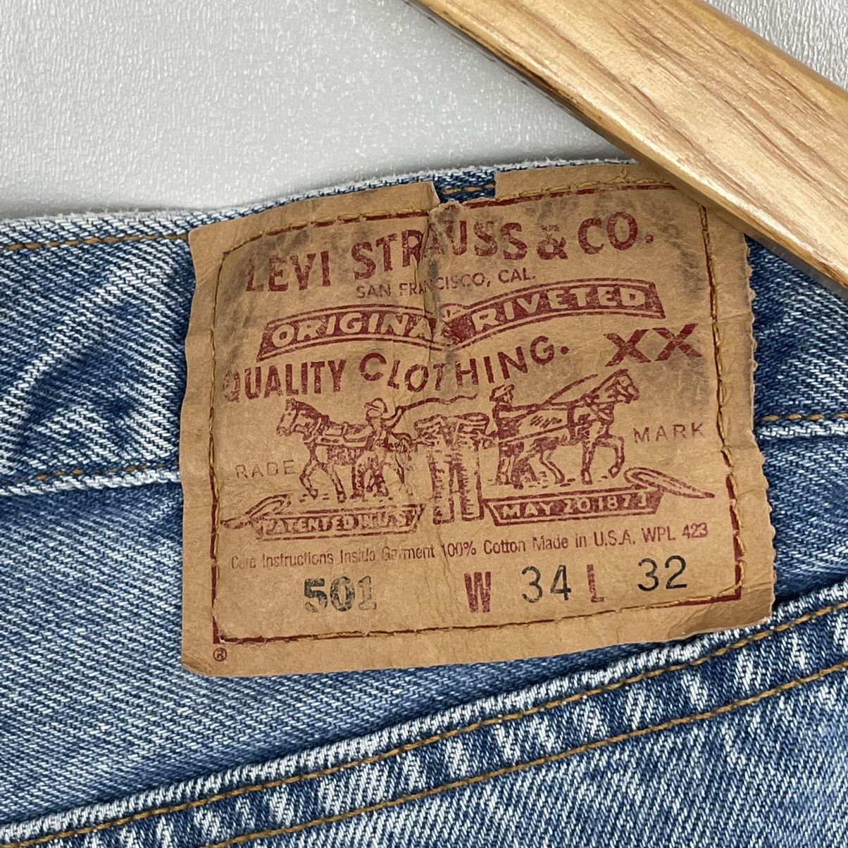 Levi's × Levi's Vintage Clothing × Vintage Levis 501 Vintage Mens red Tab Denim Pants Jeans Size US 34 / EU 50 - 11 Thumbnail