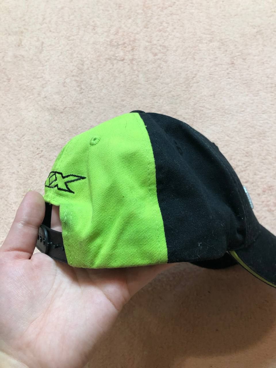 Vintage Cap Y2K big logo Hats Kawasaki black Vintage streetwear Size ONE SIZE - 11 Thumbnail