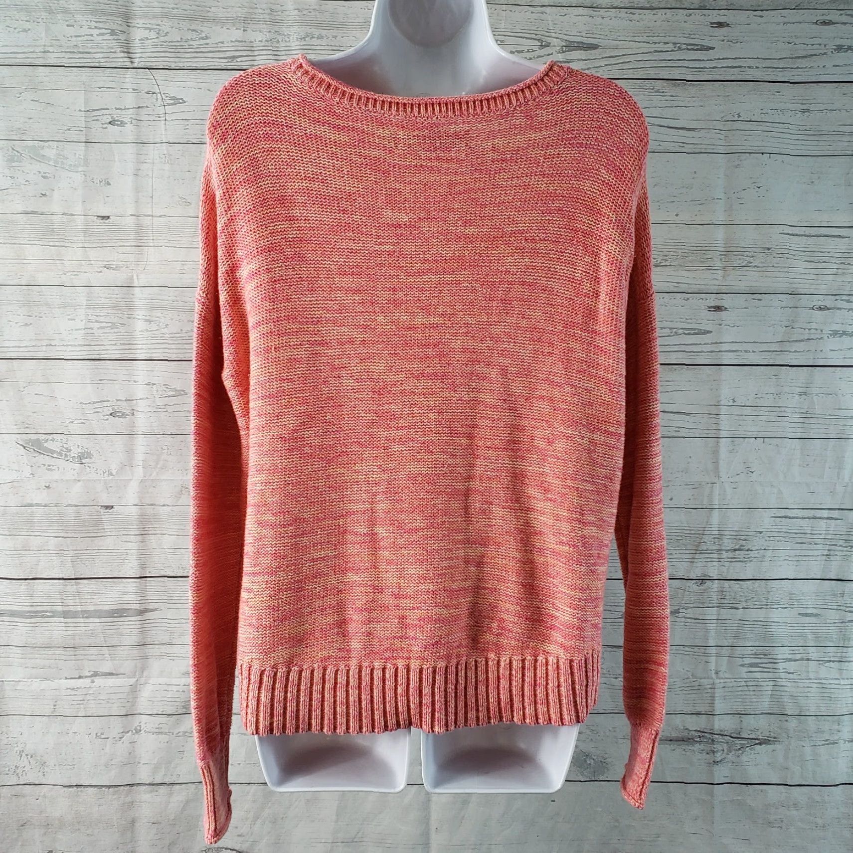 Loft LOFT Ann Taylor Womens Pullover Sweater M Pink Long Sleeve Size M / US 6-8 / IT 42-44 - 4 Thumbnail