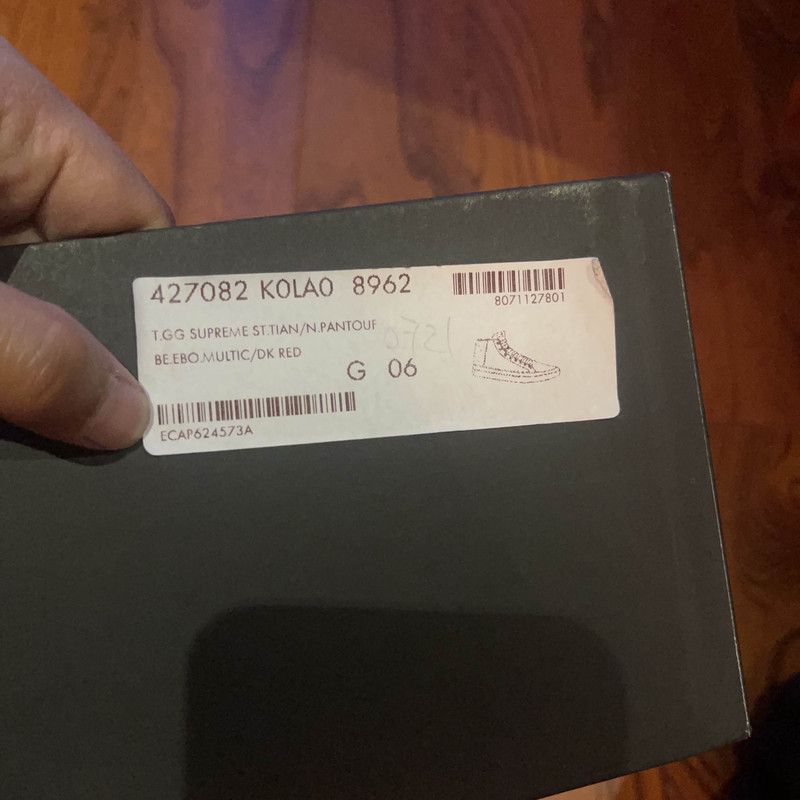 Gucci Gucci GG Supreme Tian High Top Sneakers Size US 7 / EU 40 - 5 Thumbnail