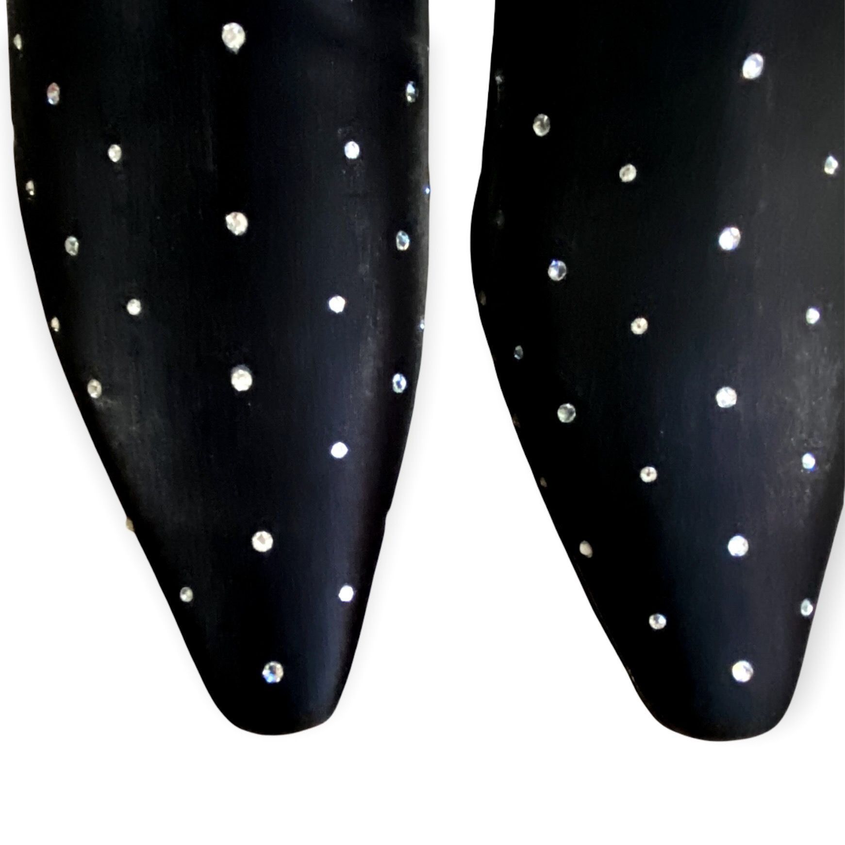 Saint Laurent Paris Saint Laurent A19 Belle Crystal Satin Ankle Boots 36 Size US 6 / IT 36 - 9 Thumbnail
