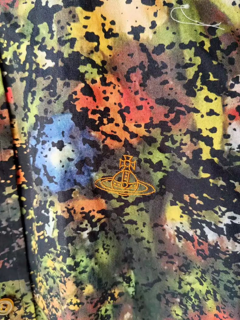 Vivienne Westwood Vivienne Westwood Men's shirt with floral print Size M / US 6-8 / IT 42-44 - 5 Thumbnail