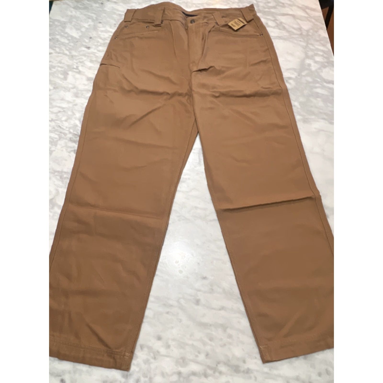 Vintage DULUTH Fire Hose Pants Men 38x32 Relaxed Fit 5-Pocket Workwear Brown Style 58412 NWT Men's Pants Brown 5-Pocket Size US 38 / EU 54 - 4 Thumbnail
