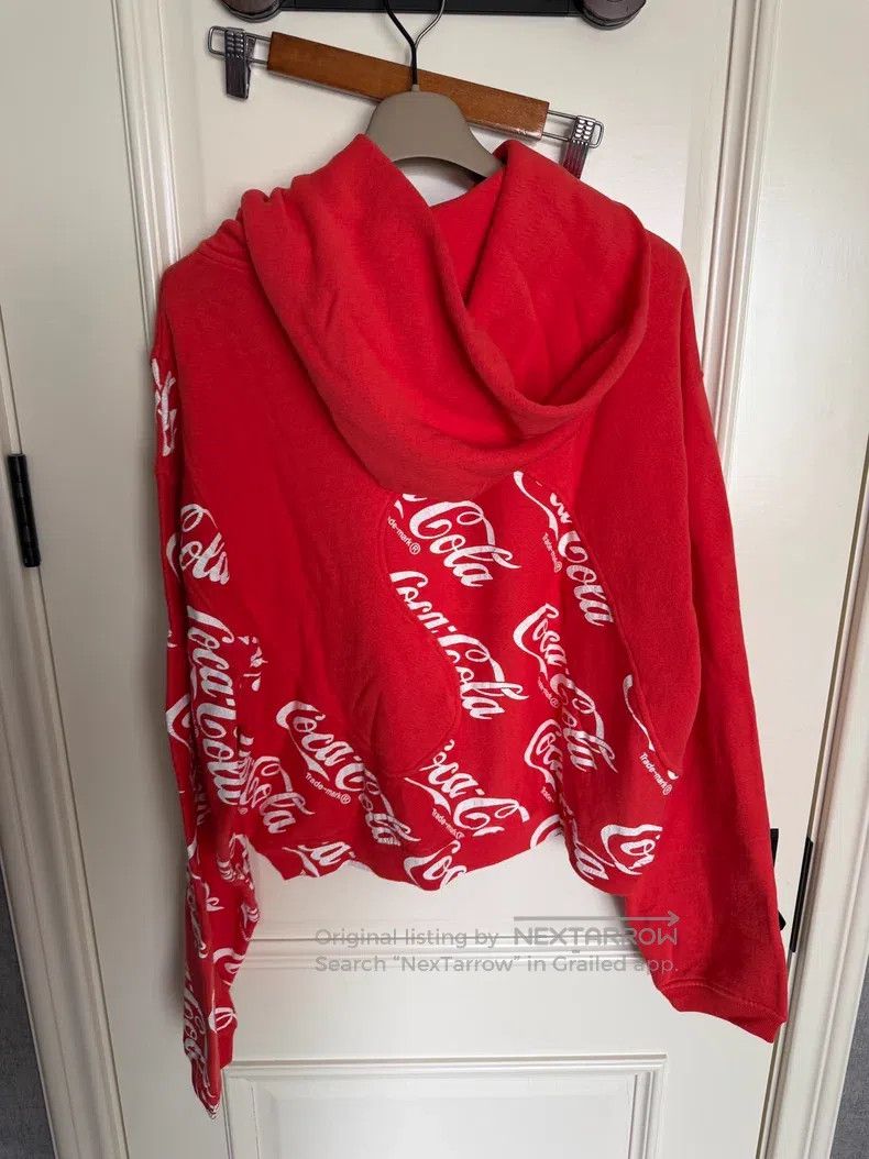 ERL ERL Red Coca-Cola collaboration hooded sweatshirt Size L / US 10 / IT 46 - 3 Thumbnail