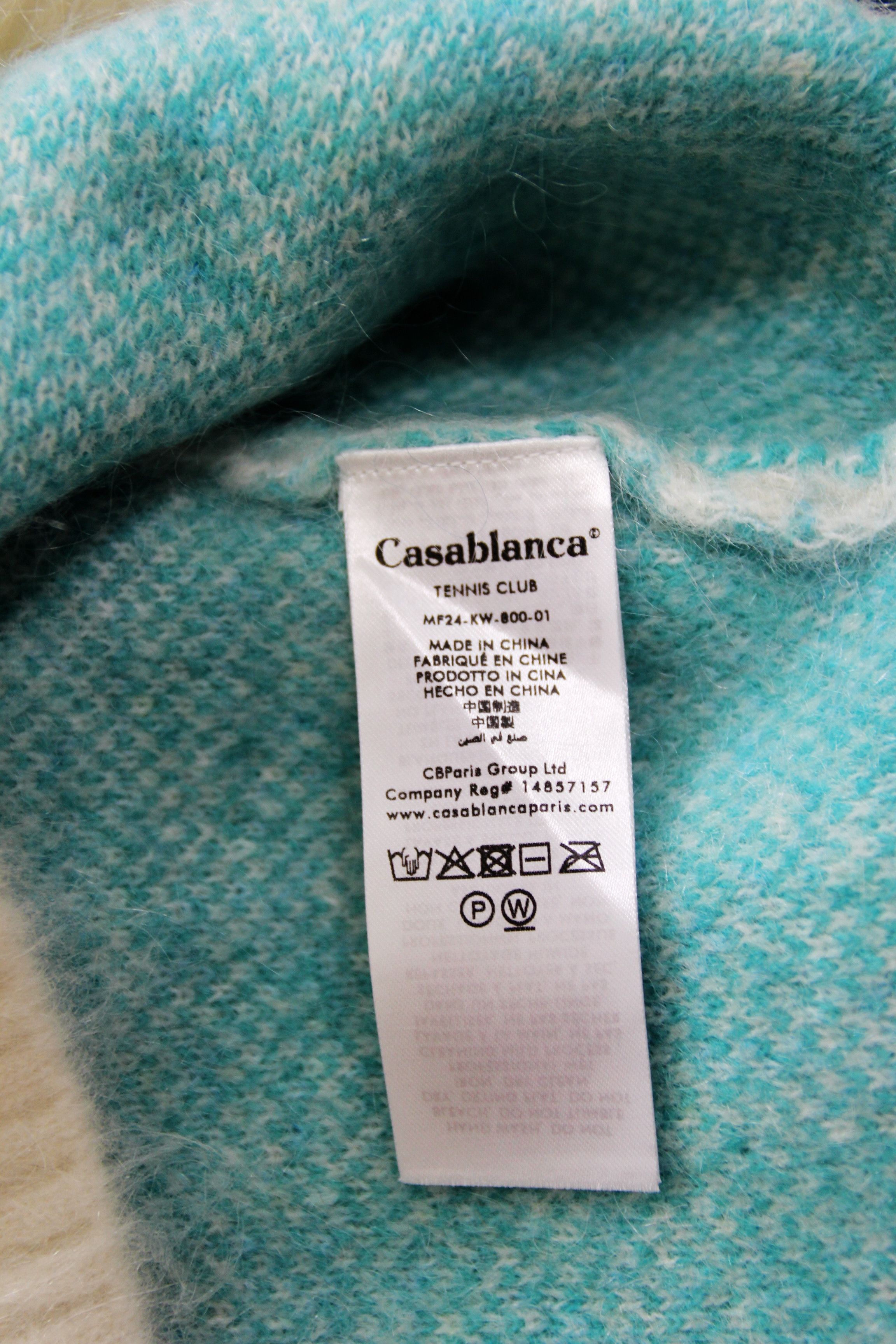 Casablanca BNWT AW24 CASABLANCA GRADIENT MOHAIR SWEATER L Size US L / EU 52-54 / 3 - 9 Thumbnail