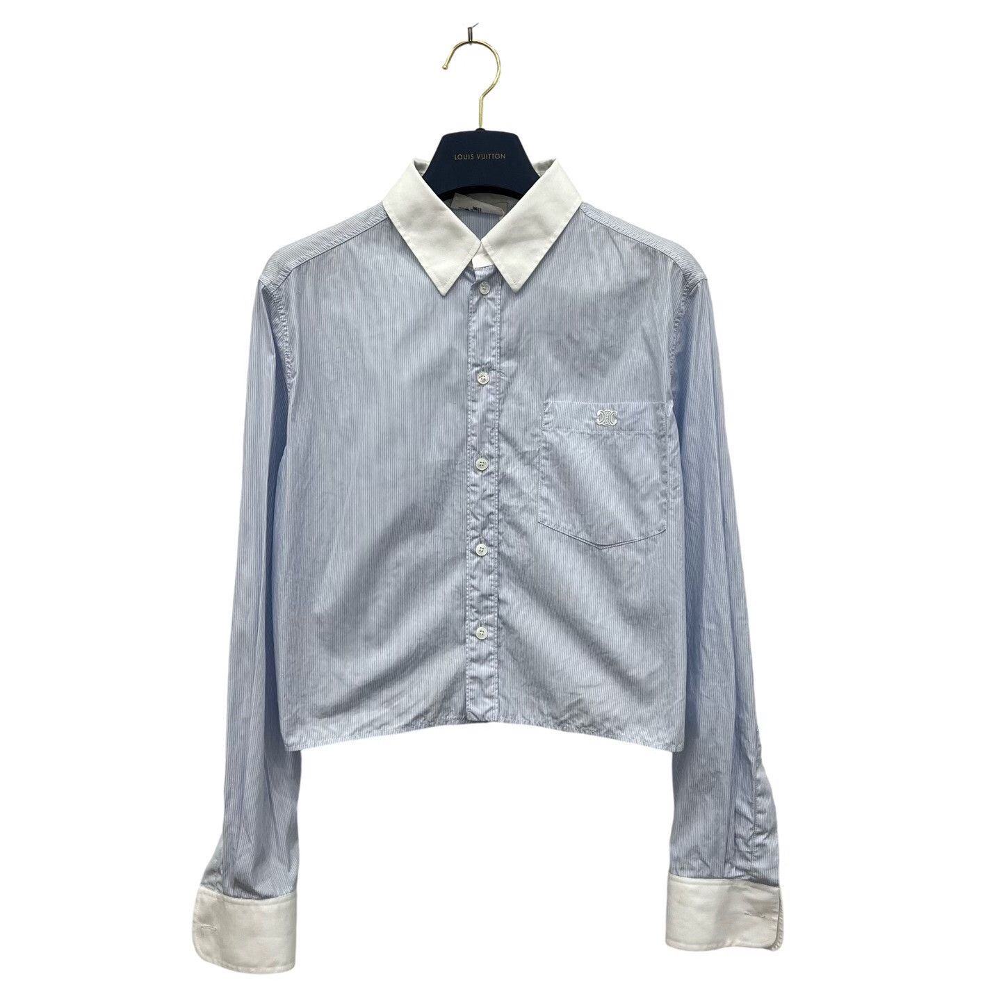 Celine Celine Striped Button Up S Women Size S / US 4 / IT 40 - 1 Thumbnail