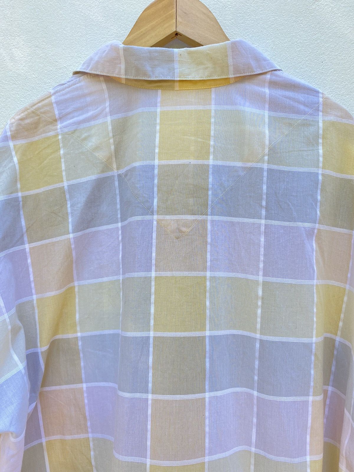 Issey Miyake IM im product Pastel yellow long-sleeved shirt Size US M / EU 48-50 / 2 - 7 Thumbnail