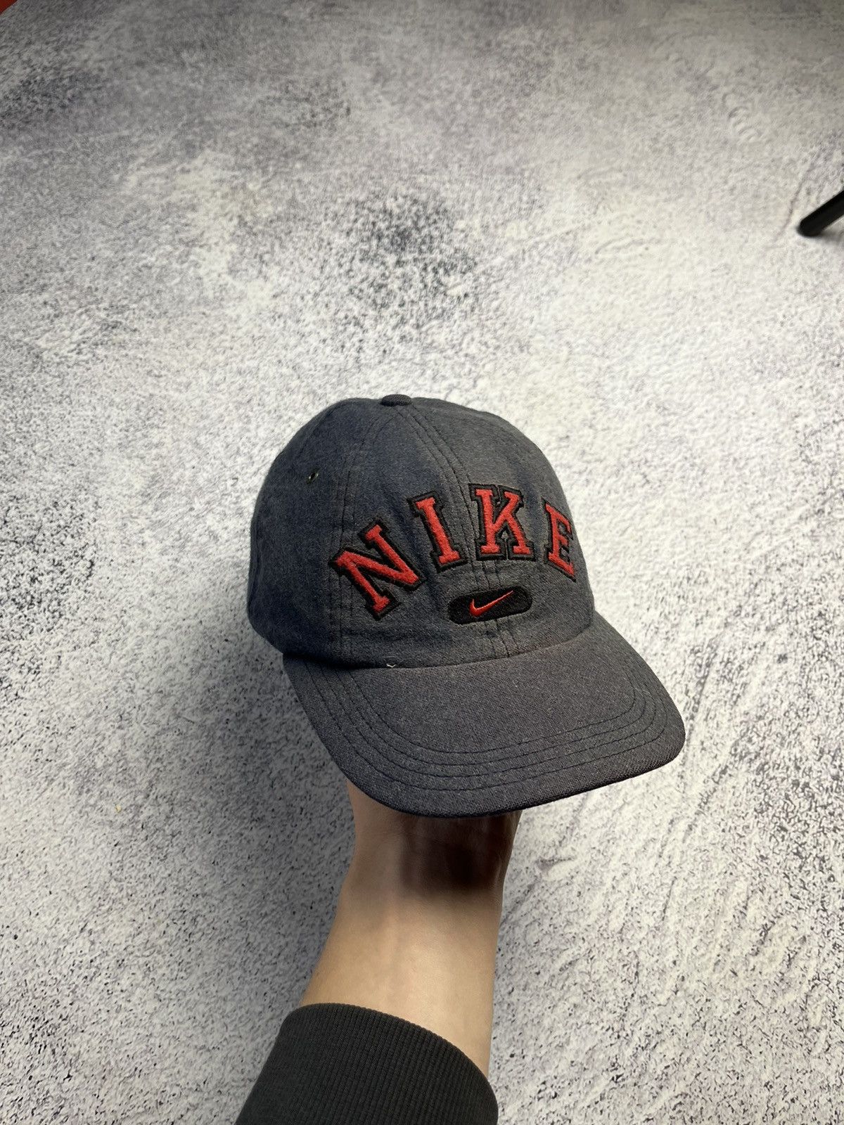 Nike Vintage Nike Distressed Cap Y2K Swoosh One Size Size ONE SIZE - 9 Thumbnail