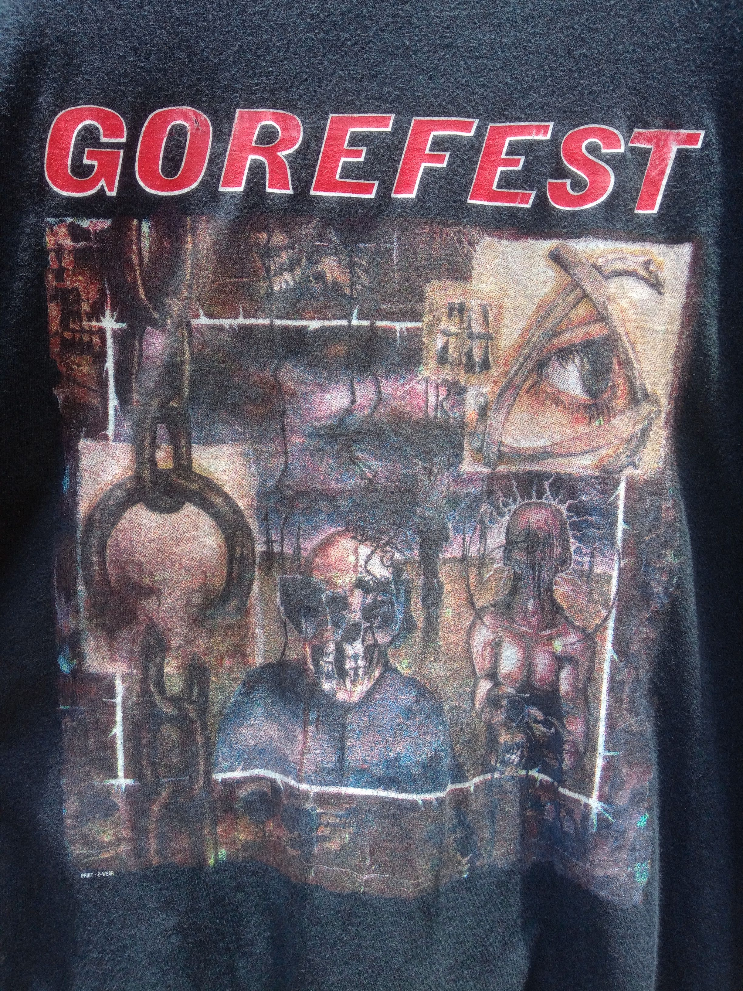 Band Tees Sick Rare 🔥 Vintage GOREFEST tour 1996 Size US XL / EU 56 / 4 - 2 Thumbnail