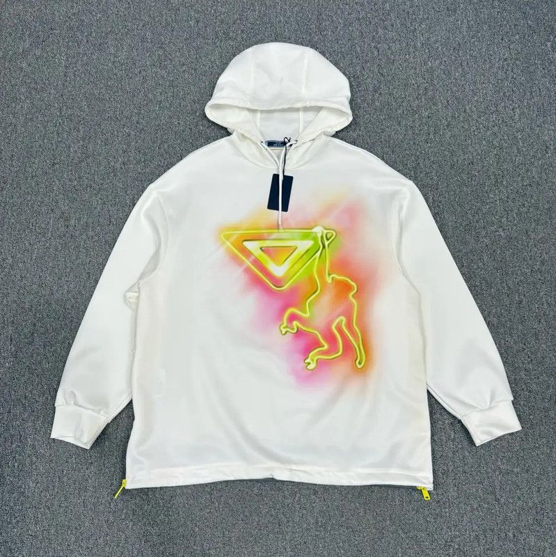 Prada Prada White Cotton Men's Hoodie Size US XS / EU 42 / 0 - 1 Thumbnail