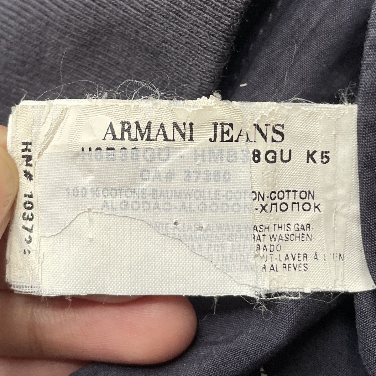 Armani Exchange Vintage Brand Armani Jeans Denim Jacket 2000s Size US M / EU 48-50 / 2 - 10 Thumbnail
